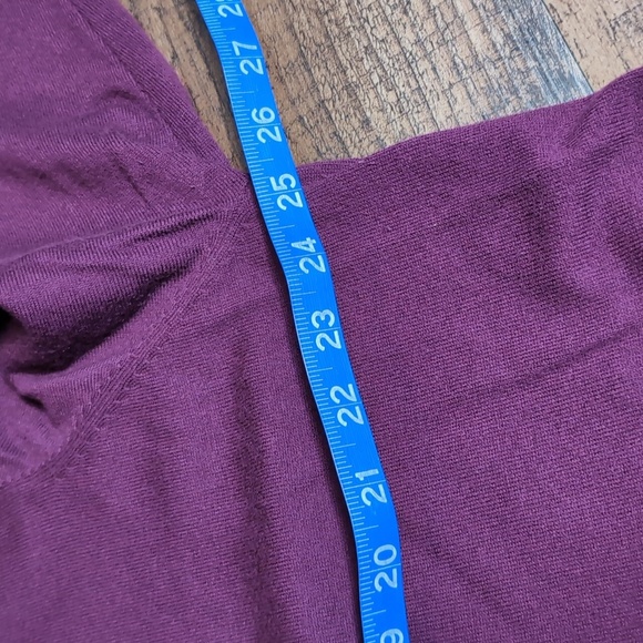 Peter Millar 1/4 Zip Pullover Sweater Wool Blend Sweater Size XXL in 'Mulberry' - Picture 6 of 8